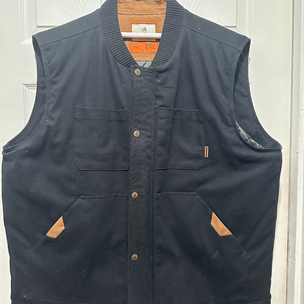 MEN'S CONCEALED CARRY CANVAS CROSS TRAIL VEST